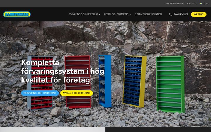 Screenshot of almoverken.se