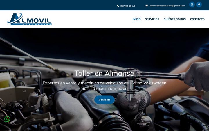 Screenshot of almovilautomocion.es