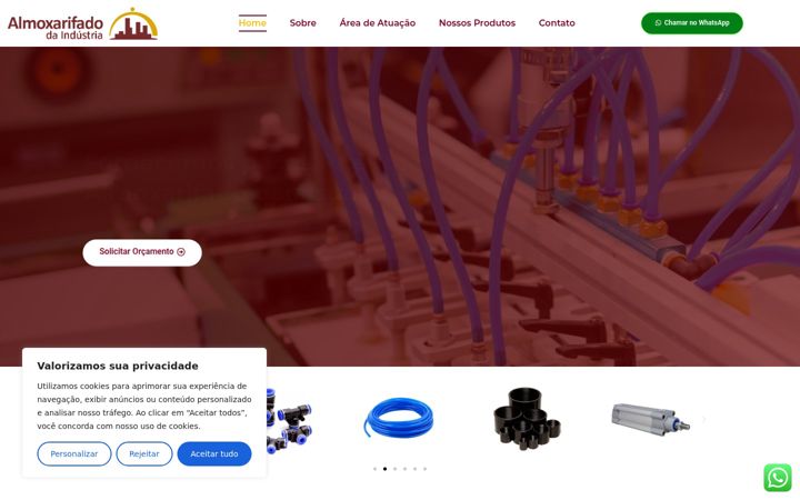 Skærmbillede af almoxarifadodaindustria.com.br