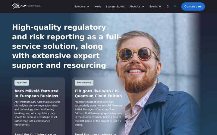 Skærmbillede af almpartners.se