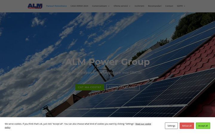 Screenshot of almpower.ro