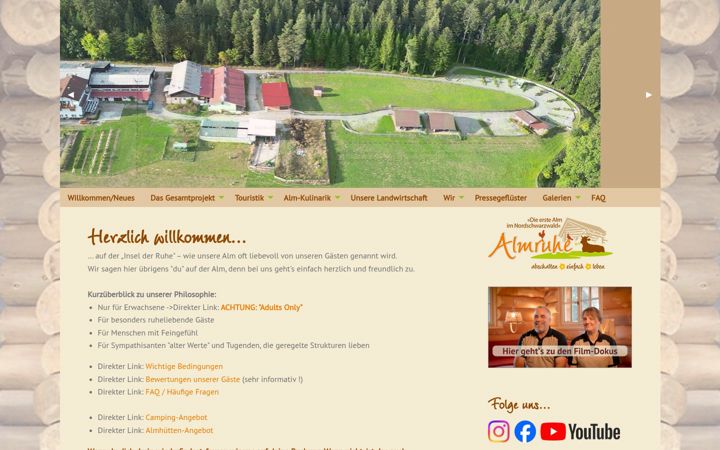 Screenshot of almruhe.de