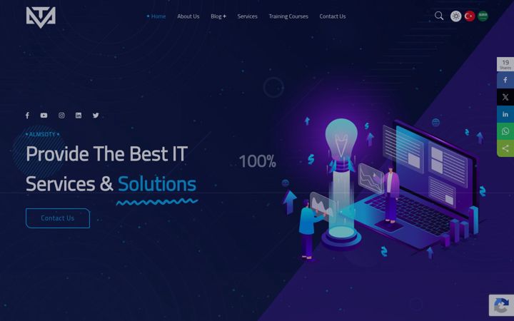 Screenshot of almsoty.com