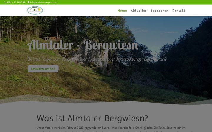Skærmbillede af almtaler-bergwiesn.at