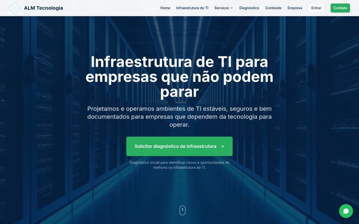Screenshot of almtech.net.br