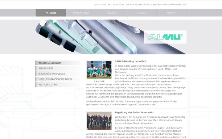 Screenshot of almue.de