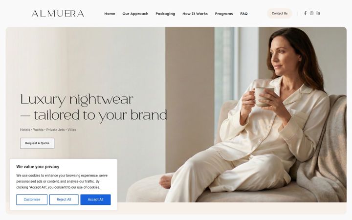 Screenshot von almuera.com