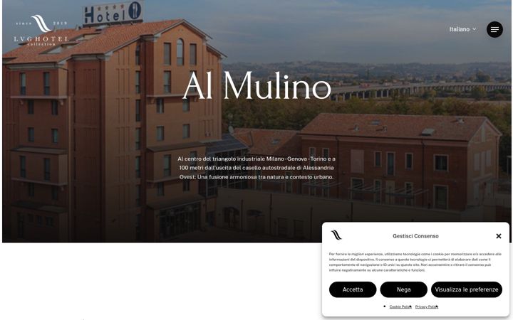 Screenshot stránky almulino-hotel.it