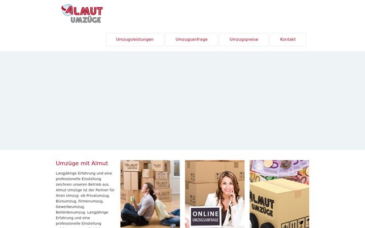 Screenshot of almut-umzuege.de