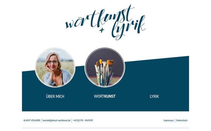 Screenshot of almut-wortkunst.de