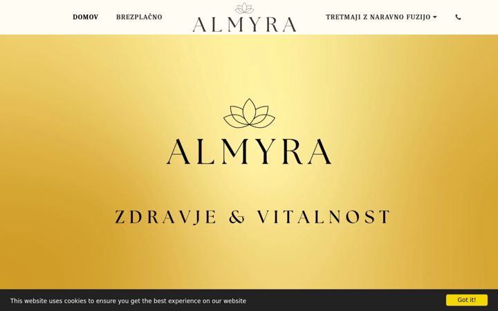 Screenshot of almyra.si