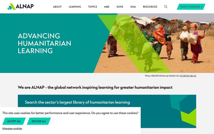 Screenshot of alnap.org