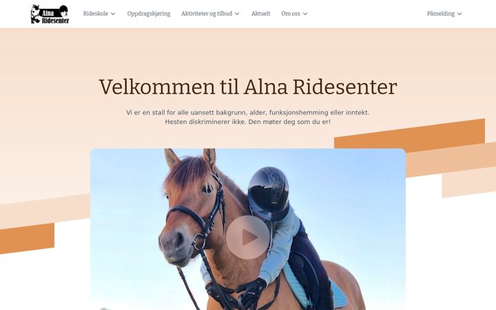 Screenshot of alnaridesenter.no