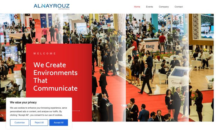 Екранна снимка на alnayrouz.net
