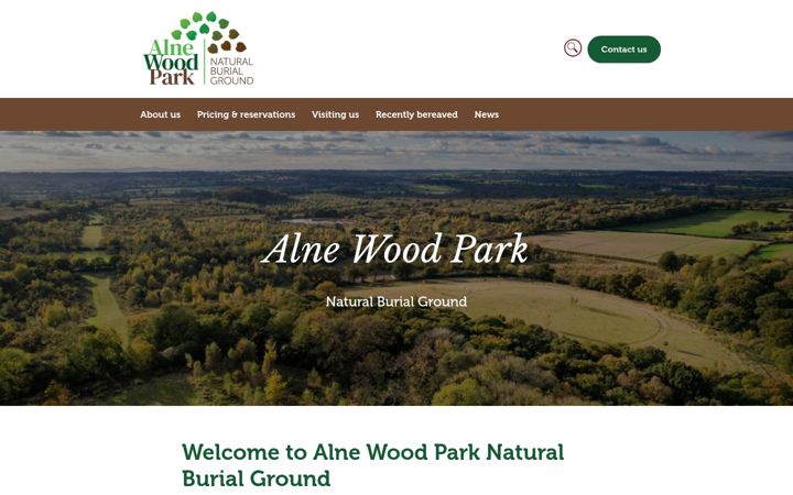 Screenshot of alnewoodpark.co.uk