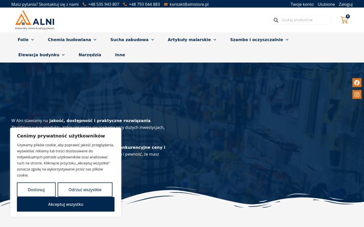 Screenshot of alnistore.pl