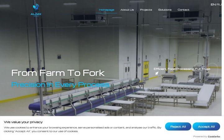 Ekrano kopija alnixagro.com