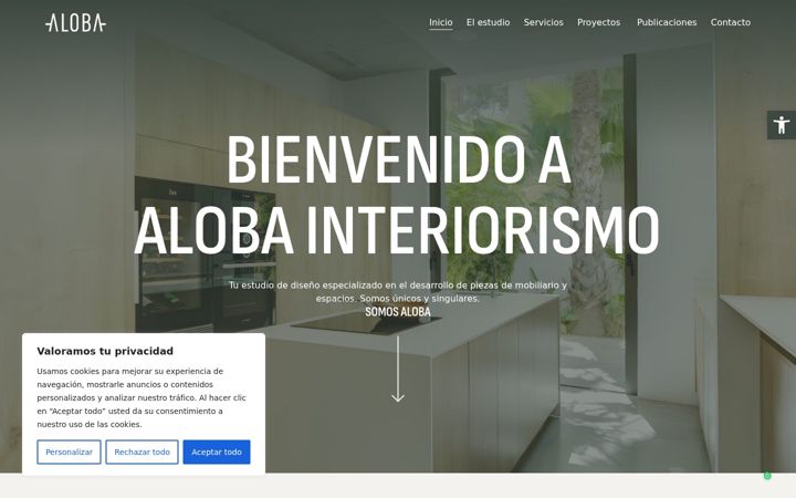 Zrzut ekranu alobainteriorismo.com