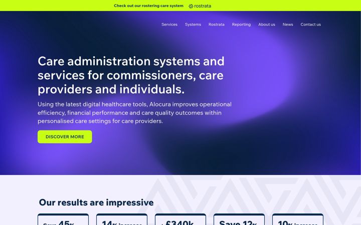 Screenshot of alocura.care