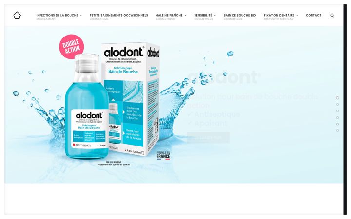 Screenshot di alodontgamme.com