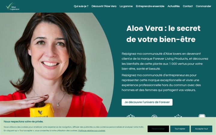 Screenshot von aloe-expansion.com