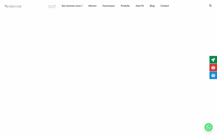 Screenshot di aloe-forever.fr