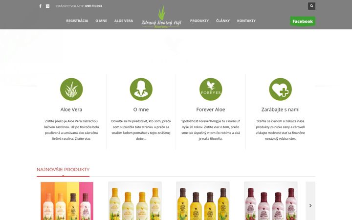 Snímek obrazovky aloe-zdravyzivotnystyl.sk