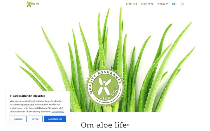 Screenshot di aloe.se