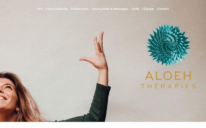 Snímek obrazovky aloehtherapies.com