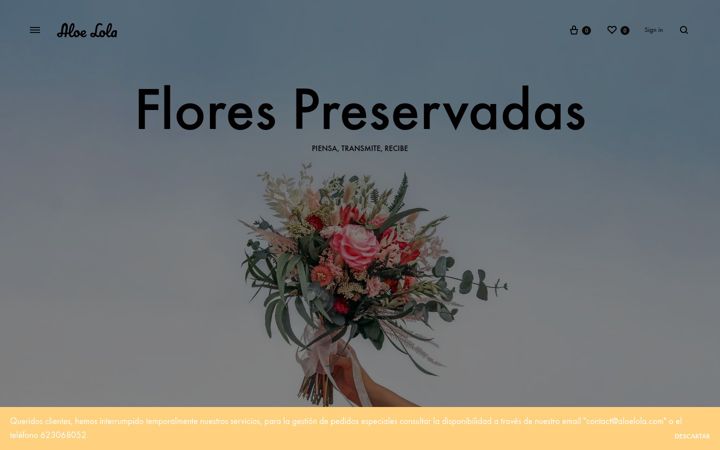 Screenshot of aloelola.com