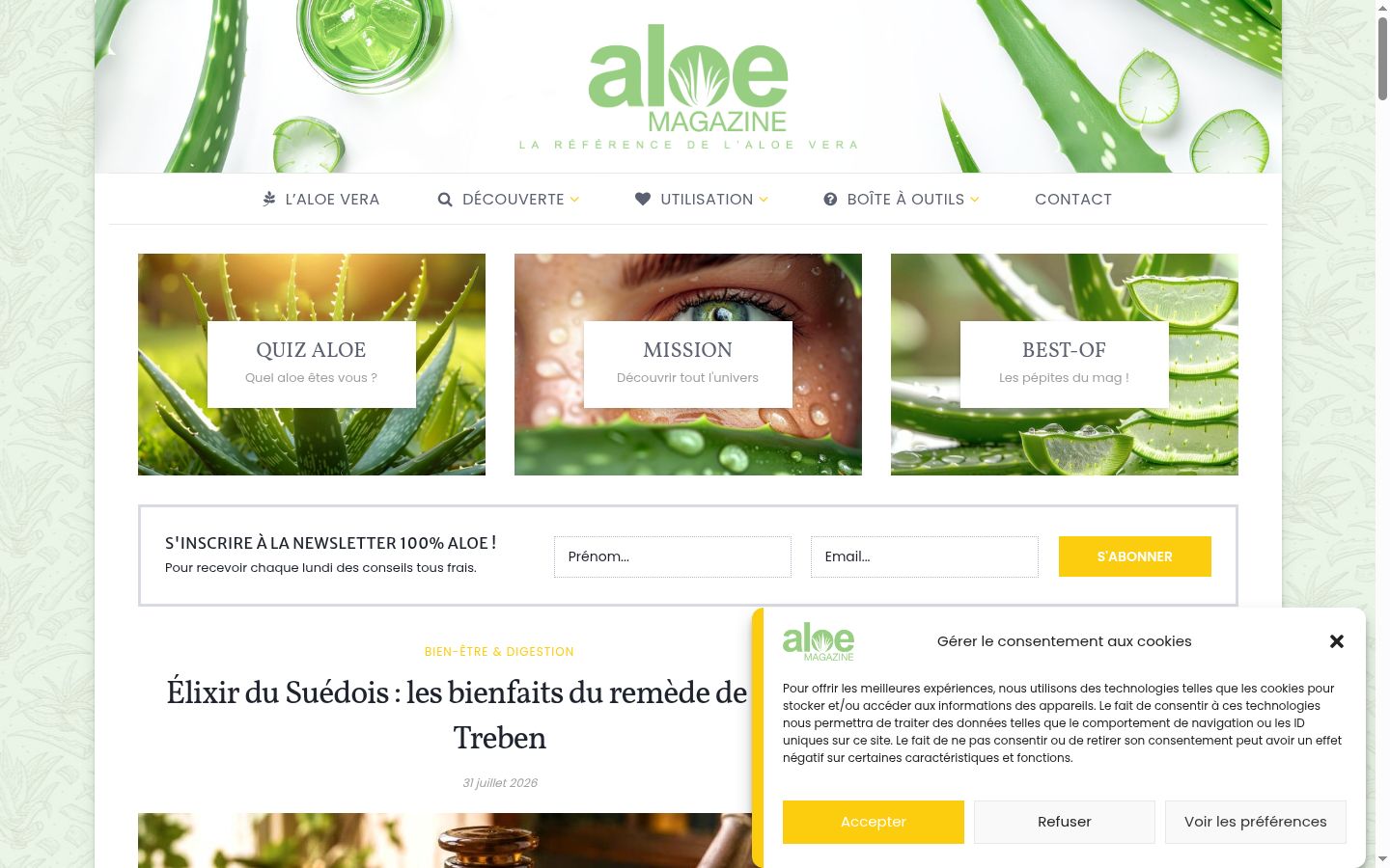 Screenshot tal-banner tal-kunsens muri qabel kwalunkwe interazzjoni