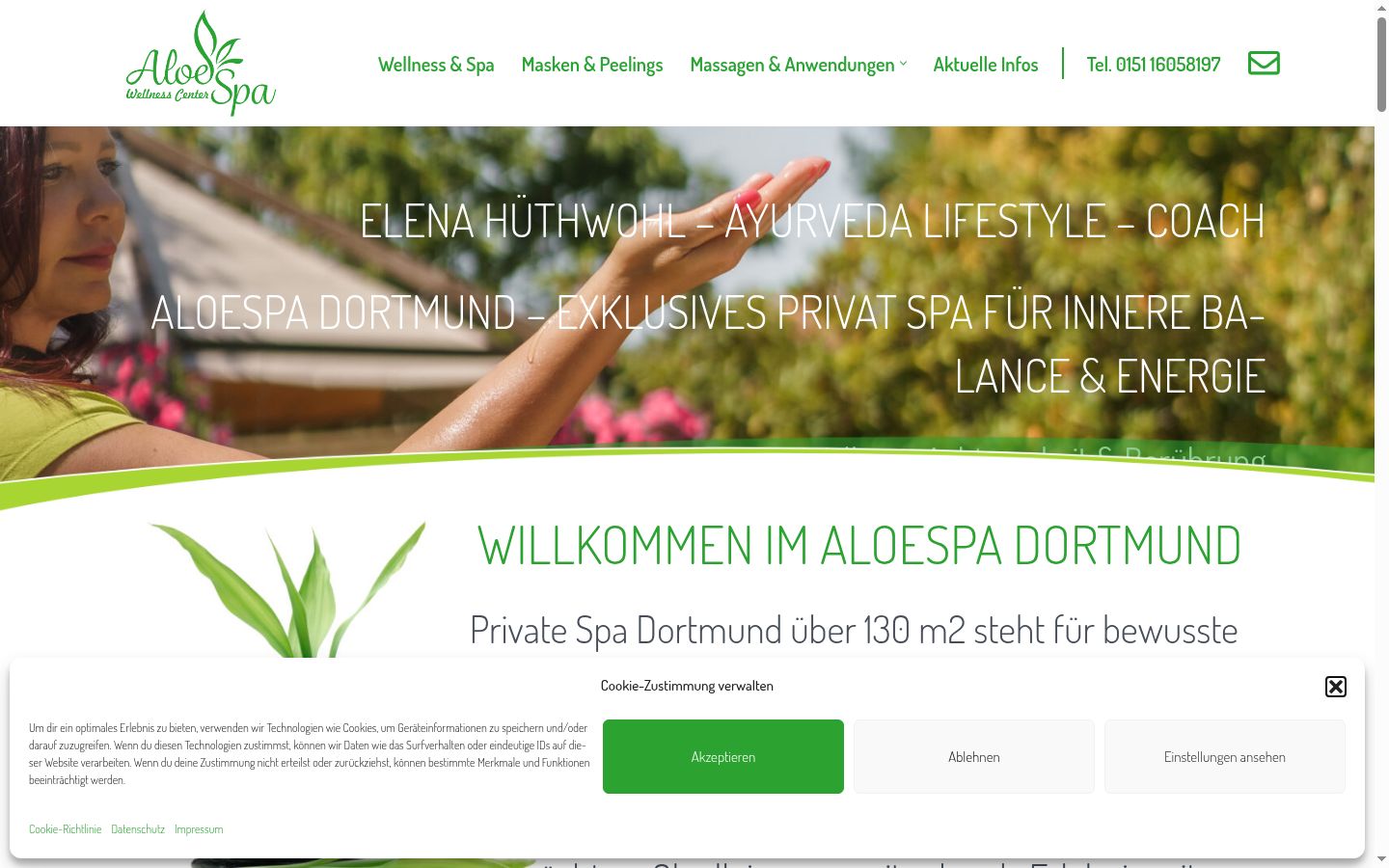 Screenshot tal-banner tal-kunsens muri qabel kwalunkwe interazzjoni