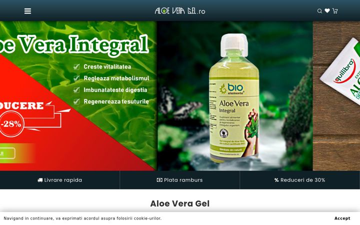 Screenshot of aloeveragel.ro