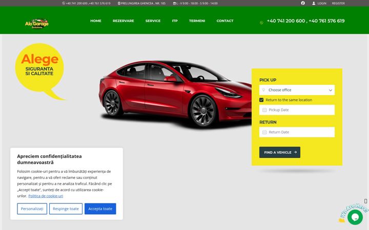 Screenshot of alogarage.ro