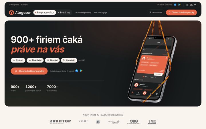 Screenshot of alogator.com