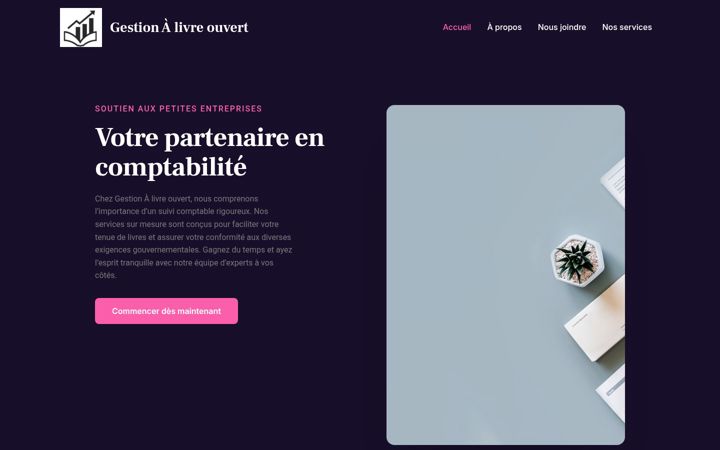 Screenshot stránky alogestion.com