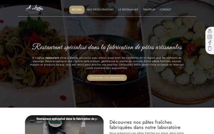 Screenshot of aloghja.fr