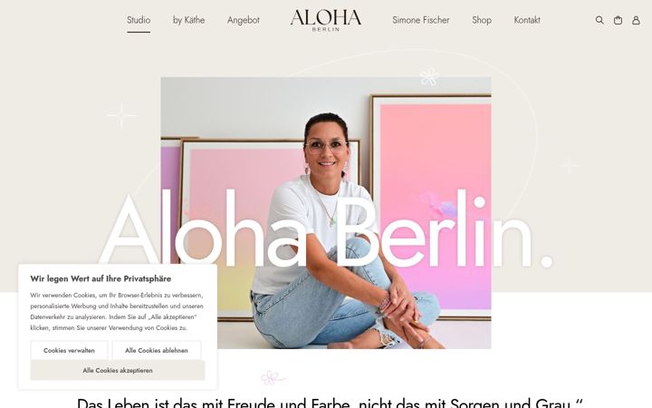 Screenshot stránky aloha-berlin.de