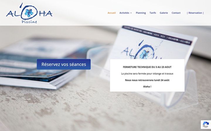 Screenshot of aloha-piscine.fr