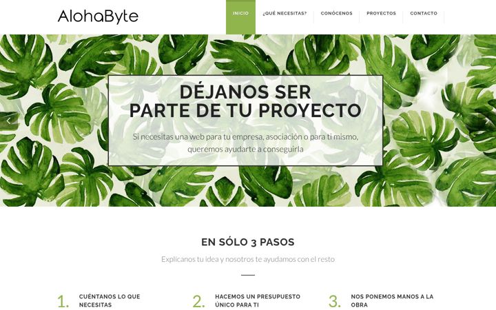 Screenshot of alohabyte.com