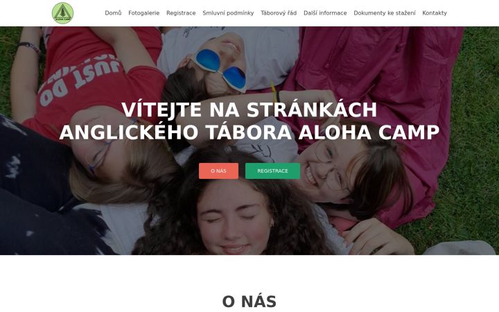 Screenshot of alohacamp.cz