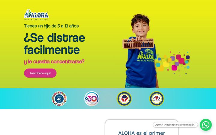 Screenshot of alohaecuador.com
