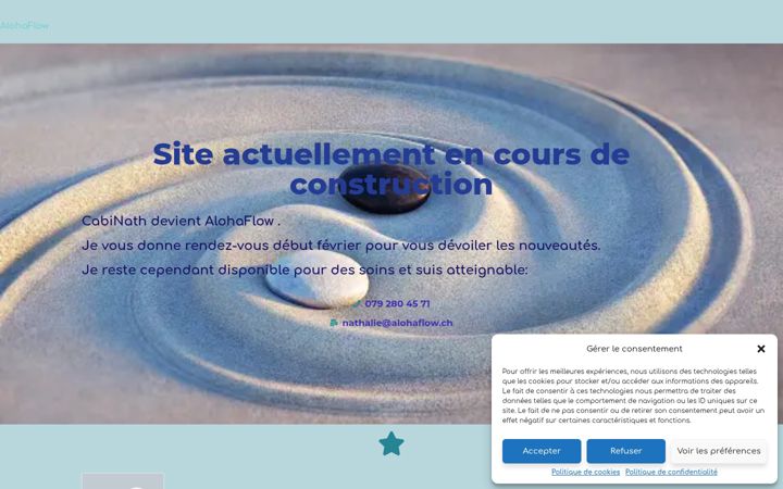 Screenshot of alohaflow.ch