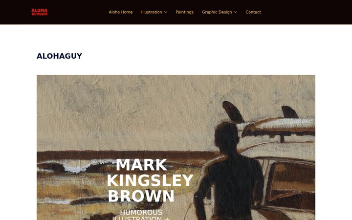 Screenshot of alohaguy.com