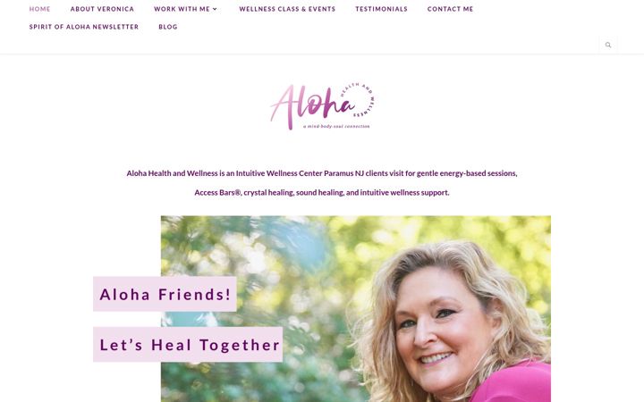 Skärmbild av alohahealthandwellness.com