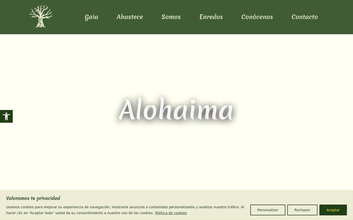 Screenshot of alohaima.com