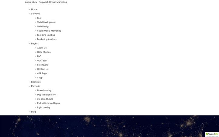 Screenshot of alohainbox.com
