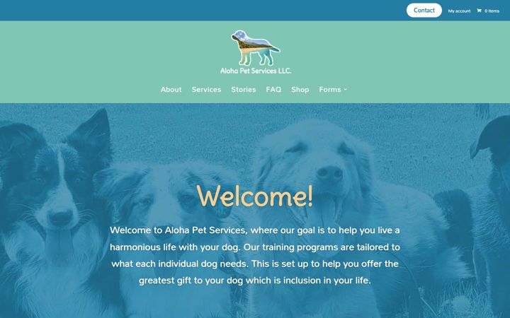 Screenshot of alohapet.services