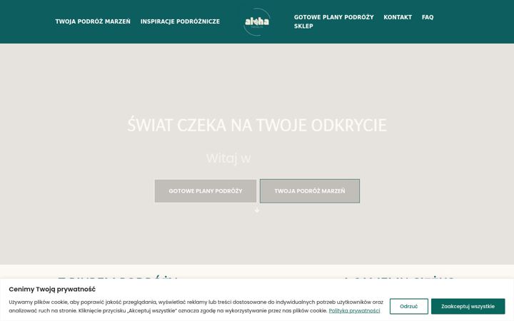 Screenshot of alohatravel.pl