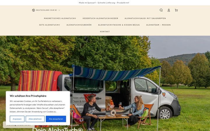 Screenshot of alohatuch.com